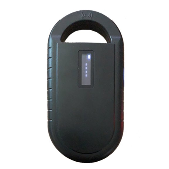 Lecteur Portable à Main de Puces pour Animaux, Lecteur de Reconnaissance à Puce pour Animaux de Compagnie, Chat, Chien 134,2 kHz 125 kHz ISO117845 FDX-B et ID64