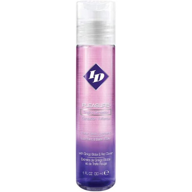 Lubrifiant Personnel ID Pleasure - Stimulant avec des Extraits Botaniques Naturels, à Base d'Eau, Bouteille de 1 Oz