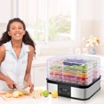 thumbnail image 3 of Costway Food Dehydrator Preserver 5 Tray Fruit Vegetable Dryer Timer, 3 of 10