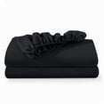 thumbnail image 1 of Bare Home 2-Pack Fitted Sheets - Premium 1800 Collection - Ultra-soft - Deep Pocket - Twin, Black, 1 of 7