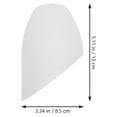 thumbnail image 2 of MIANGASTORE 4Pcs Simple Plastic Lampshade Chandelier Lamp Shade for Home White, 2 of 5