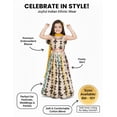 thumbnail image 2 of DWEEP SARA Multicolour Ethnic Lehenga Choli Set for Girls, 6-7 Y(26), 2 of 8