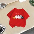 thumbnail image 5 of MEZZALL T-Shirts Graphiques Mignons pour Filles Enfants, Col Rond, Manches Courtes, T-Shirt d'Été Décontracté, Tee, Adorable Bébé Tout-Petit Tenue Quotidienne, 5 of 5