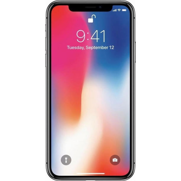 Restored Apple iPhone X 256GB Verizon + GSM Unlocked Space Gray