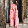 thumbnail image 1 of Mefallenssiah Women Ladies Printed Summer Sleeveless Backless Loose Long Playsuits Rompers Jumpsuit, 1 of 1