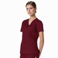 thumbnail image 1 of Haut d'Uniforme Uni à Col en V à 3 Poches pour Femmes Blossom par Maevn, 1 of 4