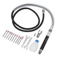 thumbnail image 3 of Pneumatic Pen Grinder Kit, Light Weight Compact Size 1/8in Collet Air Micro DIE Grinder Zinc Alloy Practical  For Tire For Engraving, 3 of 8