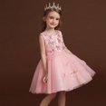 thumbnail image 4 of LUOGENLI Robe Enfants Filles Été Mode Jupe en Tulle Imprimée Robe de Princesse Robe Bouffante Vêtements pour Enfants Robe pour Filles Tendance Printemps 4-5 Ans, 4 of 4