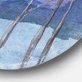 thumbnail image 2 of Designart 'Evening Serenade II' Art mural cercle en métal de ferme, 2 of 3