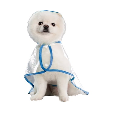 2025 Pet Raincoat Small Dog Rain Umbrella For Dogs Puppy Raincoat Coat Transparent Small Dog Raincoat Pet Dog Rainwear Clothes Dog Rain Coats For Large Dogs For Small Dogs Cats