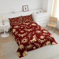 thumbnail image 3 of Erosebridal Sugar Gothic Bedding Full Comforter Set, Kawaii Bat Down Comforter, Happy Halloween Decor, Reversible 3 Pieces, 3 of 8