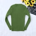 thumbnail image 3 of Birdeem Toddler Kids Baby Girls Ribbed Knit Sweater Soft Solid Warm Sweater Pullover, 3 of 8