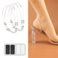 thumbnail image 1 of Sangles Élastiques pour Talons Hauts, Sangles de Chaussures en Wabular Élastiques pour Talons Hauts, Sangles Amples pour Talons Hauts Élastiques avec Strass, 1 of 1