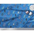 thumbnail image 2 of Soimoi Polyester Crepe Fabric Ghost,Skull & Witch Halloween Decor Fabric Printed Yard 52 Inch Wide, 2 of 3