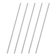 thumbnail image 1 of Uxcell Lot de 5 Tige Entièrement Filetée, M5x250mm Acier Inoxydable 304 Barre de Filetage à Droite Goujons Filetés Métriques, 1 of 7