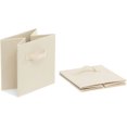 thumbnail image 4 of Cubes de Rangement Pliables en Tissu avec Poignées, Beige - Lot de 2, 4 of 5
