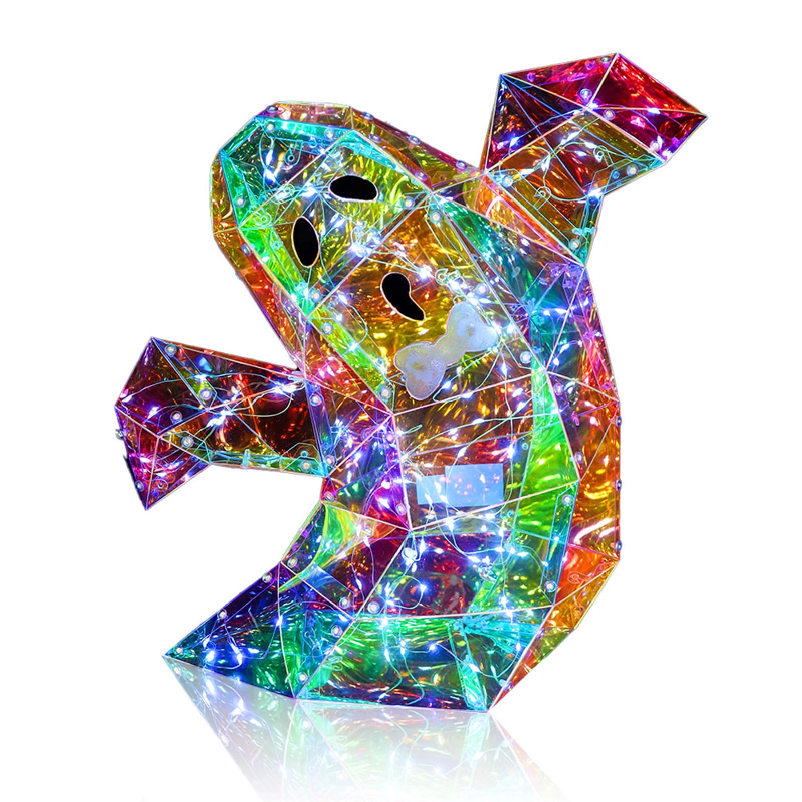 Prismatic Iridescent Spooky Ghost,Halloween Ghost Decor,Prismatic