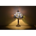 thumbnail image 1 of Tiffany Style Lamp Table Lamp Bedside Desk Lamp Bedroom Stained-Glass 14.5'' Height Multi-Color, 1 of 4