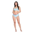 thumbnail image 2 of George Women's Printed Triangle Bikini Top, 2 of 6
