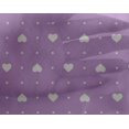 thumbnail image 4 of oneOone Georgette Viscose Fabric Dot & White Heart Decor Fabric Printed BTY 42 Inch Wide, 4 of 4