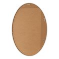 thumbnail image 4 of Kate and Laurel Zayda Metal Oval Mirror, Silver 24x36, 4 of 8