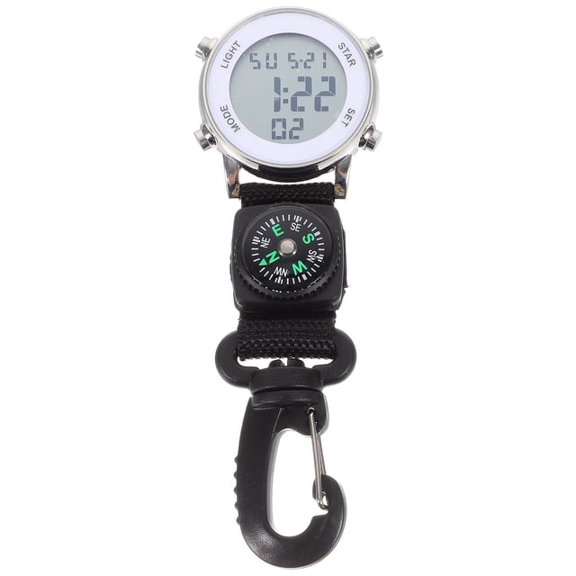 Miangastore Multipurpose Hanging Watch Electronic Pocket Watch Outdoor Clip On Watch