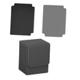thumbnail image 2 of DYNWAVECA Card Deck Box with 2 Dividers Fits 100+ PU Leather for Cards Accessories Grey, 2 of 10