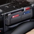 thumbnail image 1 of HOZADOIE Storage Boxs Car Seat Filler Organizer Car Seam Central Control Storage Box with Multiple Card Slots Texture Car Bag Auto Console Side Storage Box Organizer Front Seat, 1 of 9