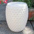 thumbnail image 1 of Bombay Drum Ceramic Garden Stool, 1 of 3