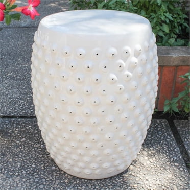 Tabouret de Jardin en Céramique Bombay Drum