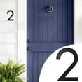 thumbnail image 3 of Meitianfacai 5 Inch Modern Metal House Numbers Black Door Number House Address Letters And Numbers For Outside Signs, 3 of 5