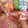 thumbnail image 3 of Knitting Kit for Adults Crochet Animal Kit for Beginners with Step-by-Step Instructions Crochet Yarn Crochet Accessories, 3 of 6