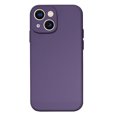 thumbnail image 1 of PANDACO Étui Coquille Souple Violet Mat pour iPhone 15 Plus, 1 of 3