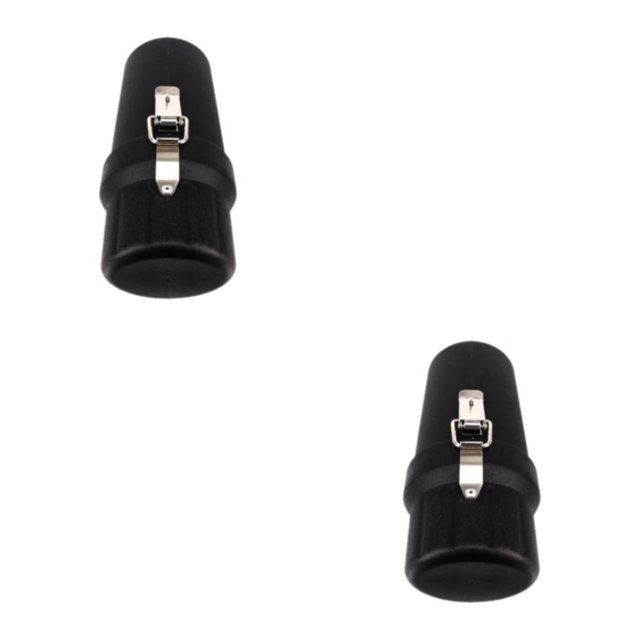 Transemion Boîte Porte-Outils de Moto Tube Conteneur pour Gants et Imperméable Imperméable et Robuste Anneau Grand Type1 2Ensemble