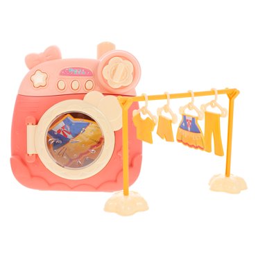 1 Set of Kids Simulation Washing Machine Toy Plastic Home Mini Appliance Toy