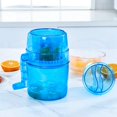 thumbnail image 2 of Jinsinto Home Mini Hand Crank Ice Crusher Snow Cone Maker Portable Crushed Ice Machine Manual Ice Shaver for Kids Kitchen, 2 of 5
