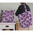 thumbnail image 5 of Soimoi Gray Poly Georgette Fabric Flower Watercolor Printed Craft Fabric by The Yard 42 Inch Wide, 5 of 5