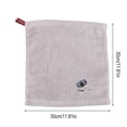 thumbnail image 3 of Burp Cloth, Washcloth, Cotton Embroidered Towel for Hand Face Wiping, 30x30cm, 1-Pack, 3 of 6