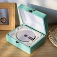 thumbnail image 1 of POINTERTECK CD Player with Bluetooth - Retro Desktop CD Players for Home CD Player with Speakers  Built in HiFi Bluetooth 5.0 FM-Support AUX/USB  Headphone Jack CD Player Protable for Kid, 1 of 6