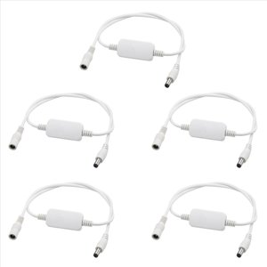 5X 24 Outil de réinitialisation du minuteur de redémarrage automatique des heures DC Routeur de modem en fibre de temps de puissance DC Gestionnaire de puissance White,5 x Ligne de redémarrage du routeur,Blanc