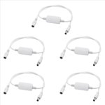 5X 24 Hour Auto Reboot Router Routing Timer Reset Tool DC Power Timing Fiber Modem Router DC Power Manager White,5 x Router restart line,White