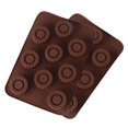 thumbnail image 2 of Vaidha Fleur 9 Trous pour Gâteau au Chocolat Gelée Pouding Savon Forme Ronde, 2 of 6