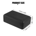 thumbnail image 2 of Unique Bargains 1Pc Multiple Ring Box Jewelry Storage Display Stand Ring Organizer Case PU Leather Gift Box for Wedding Black, 2 of 7