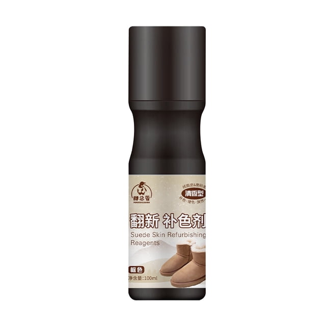 FHBVT Crème de Réparation de Couleur pour Chaussures en Cuir et Suède 100 ml, Crème Rénovatrice Qui Restaure la Finition Délavée et Nourrit le Matériau, Formule Douce pour Chaussures Duveteuses en Suède Nubuck, Essentiels d'Entretien pour Chaussures à la Maison pour Bottes Espadrilles