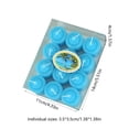 thumbnail image 4 of Sentmoon Scented Candles 12 Pcs Candle Floating Tea Lights Wedding Party Candle Small Votive Candles Mini Candles Round Candles Tea Light for Wedding Romantic Paraffin White, 4 of 7