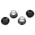 thumbnail image 3 of Guitar 2 Tone 2 Volume Control Knobs Silver Top Hat Bell For Gibson Les Paul SG, 3 of 11