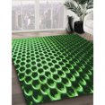 thumbnail image 3 of Ahgly Tapis d'Intérieur Lavable en Machine Carré Transitionnel Vert Forêt Foncé, 4 Pieds Carré, 3 of 7