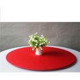 thumbnail image 2 of ORUYROP 2-Pack Cocktail Round Table Topper Cap Spandex Fitted Stretch Cocktail Tablecloth Tight Stretchable Elastic for Weddings Banquets Events Parties Restaurants(Size:120cm,Color:Red 01,), 2 of 7