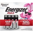 thumbnail image 1 of Energizer MAX AA Batteries (8 pack), AA Alkaline Batteries, 1 of 9