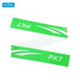 thumbnail image 3 of Unique Bargains 9.8'x0.7' Badminton Racket Head PU Protector Sticker Racquet Guard Tape, Green 4 Pack, 3 of 6